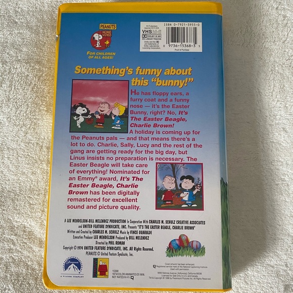 Charlie Brown Easter VHS Tape - Picture 2 of 2